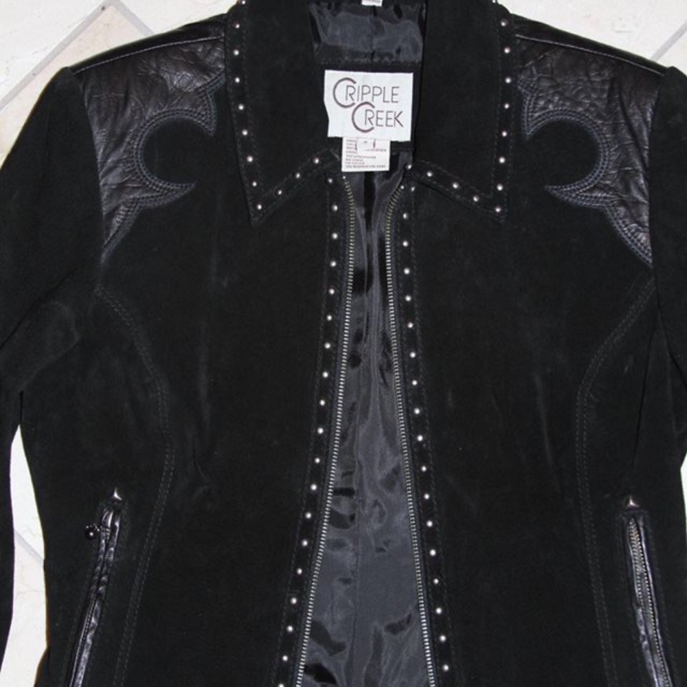 Cripple Creek Suede Leather Jacket
